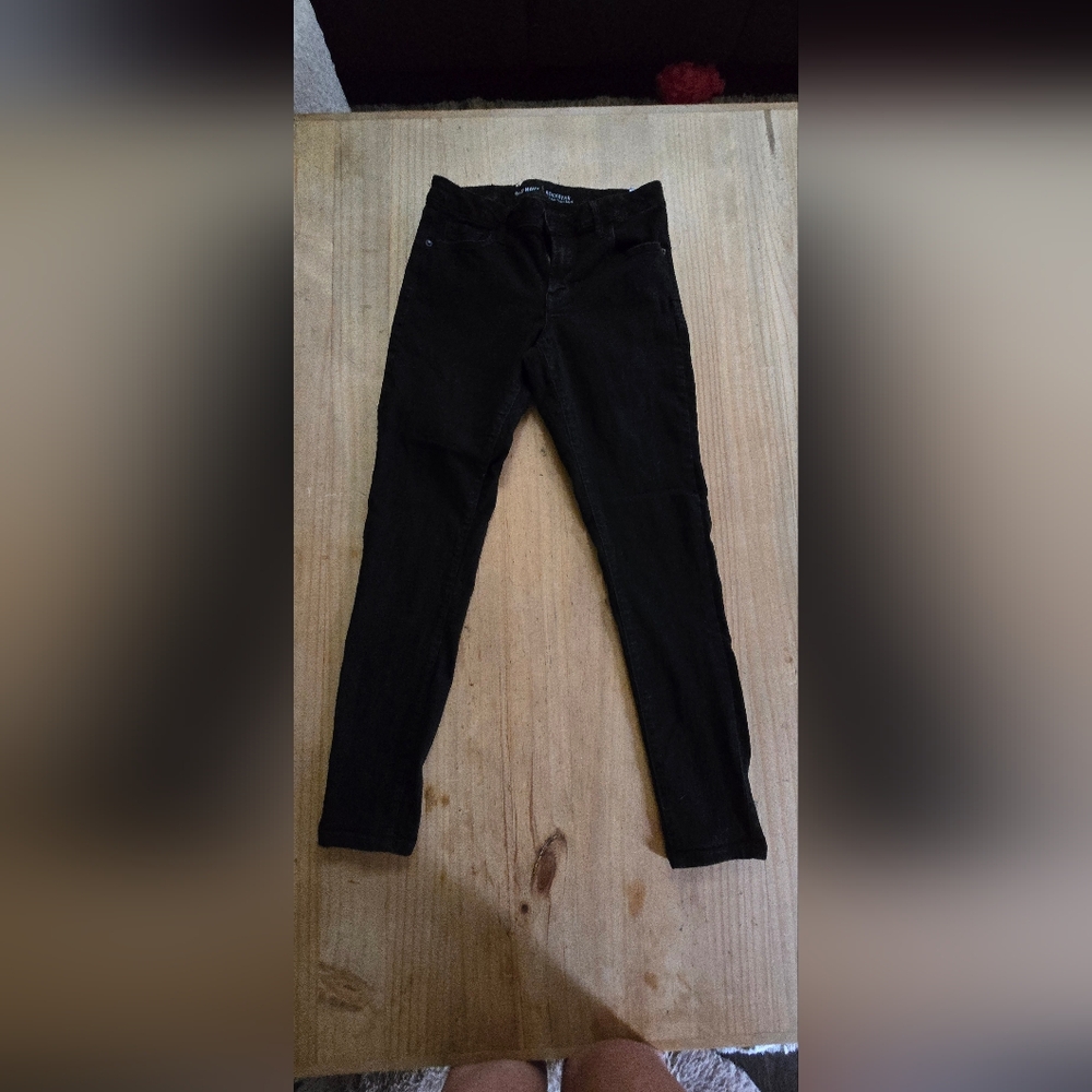 Oldnavy Rockstar Black low-rise skinny jeans Size 8